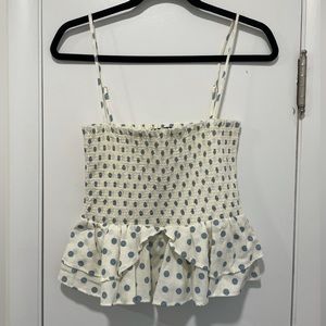 Zara Polkadot Crop Top